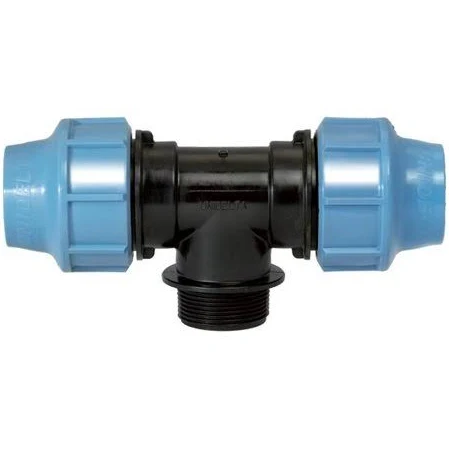 1007 UNIDELTA Трійник Ø25 х 1/2"В х 25 PN16 PP-B (УФ захист)