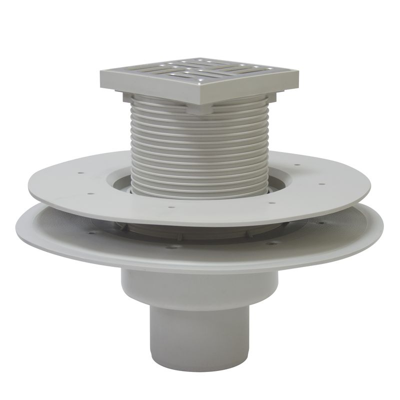 Зливний трап вертикальний фланцевий із "сухим затвором" (кулька) REDI s.p.a. INOX Ø50 х 100мм (EAS35AI)