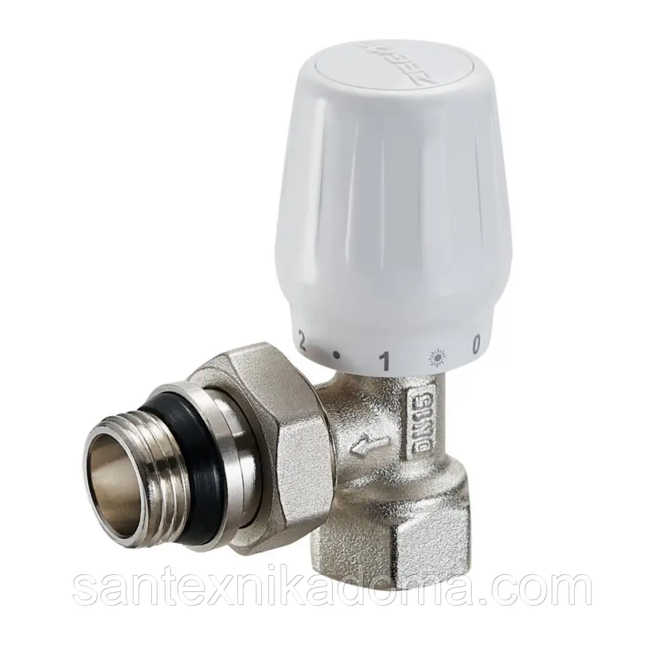 Кран радіаторний кутовий верхній 1/2'' ZEGOR QS-3461